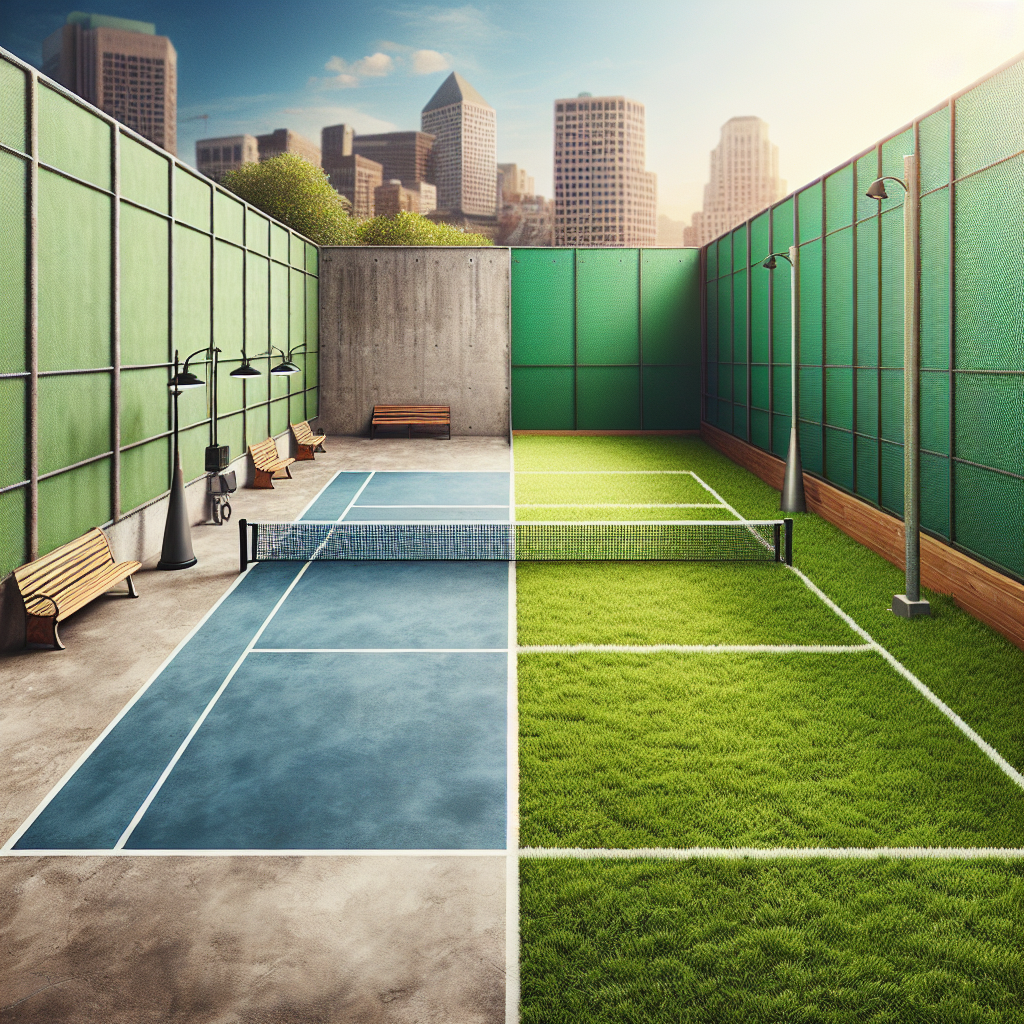 What Is The Difference Between A Permanent And Temporary Pickleball Court?