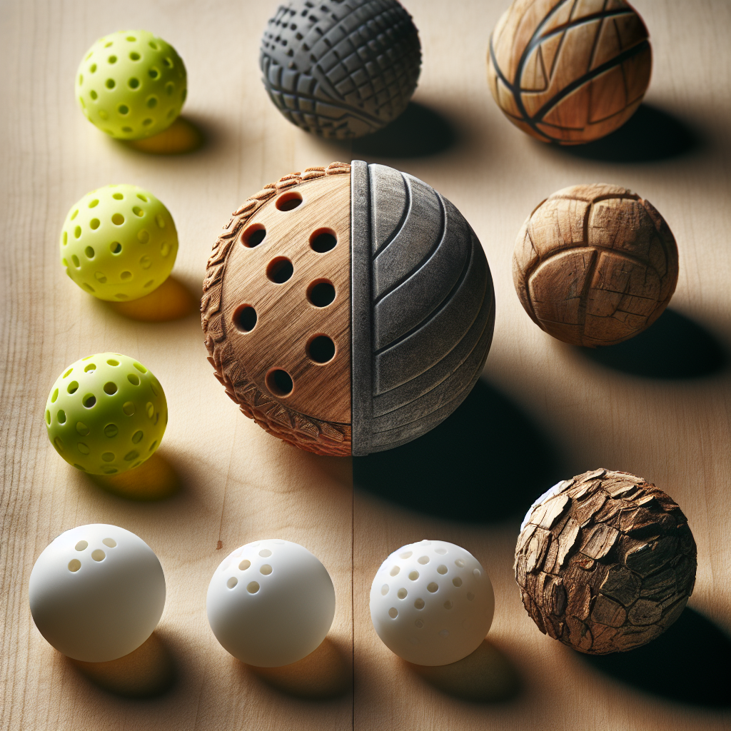 What Is The Difference Between A Wooden And Plastic Pickleball Ball?