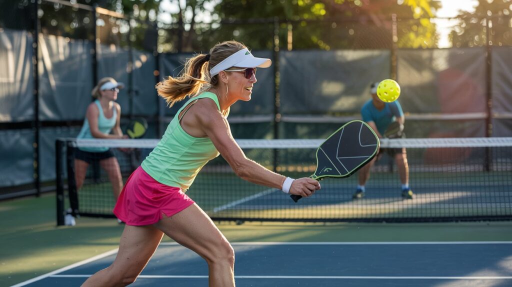 pickleball players and tennis